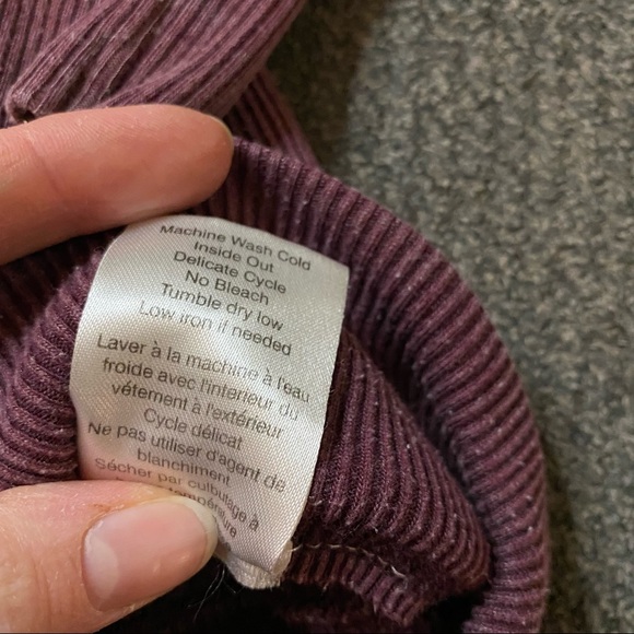 Classic TNA Zip-Up Hoodie, in a Rich Burgundy Color. - Picture 13 of 16